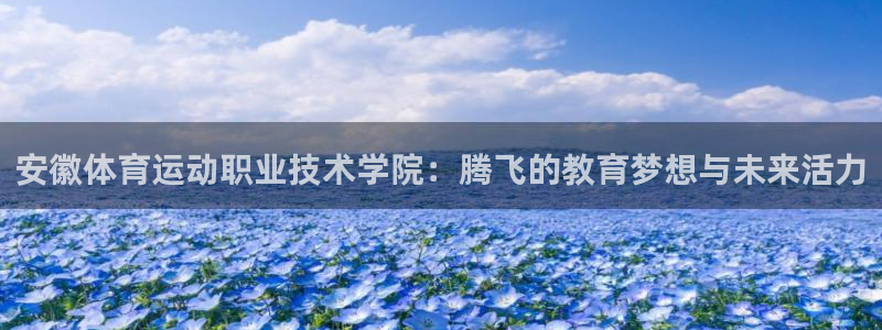 尊龙官网下载：安徽体育运动职业技术学院：腾飞的教育梦