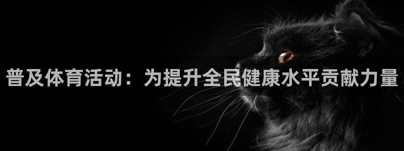 尊龙凯时首页：普及体育活动：为提升全